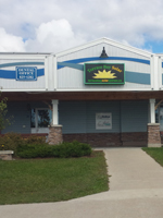 Front of the building